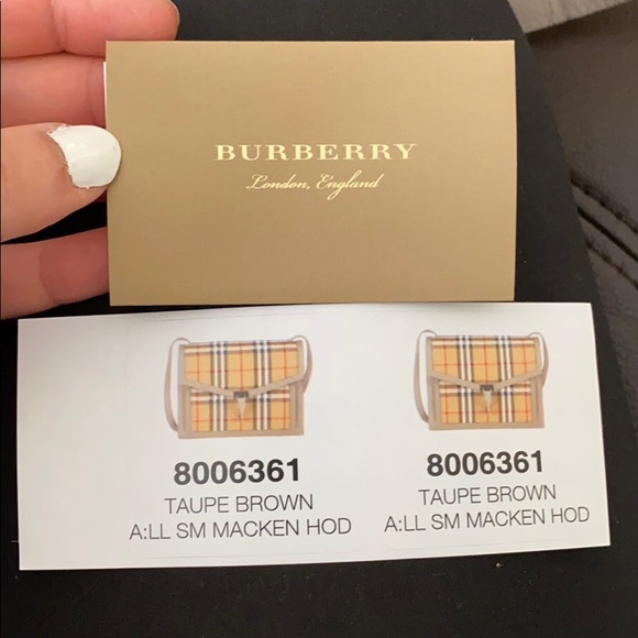 Burberry small vintage check leather crossbody - Picture 10 of 16